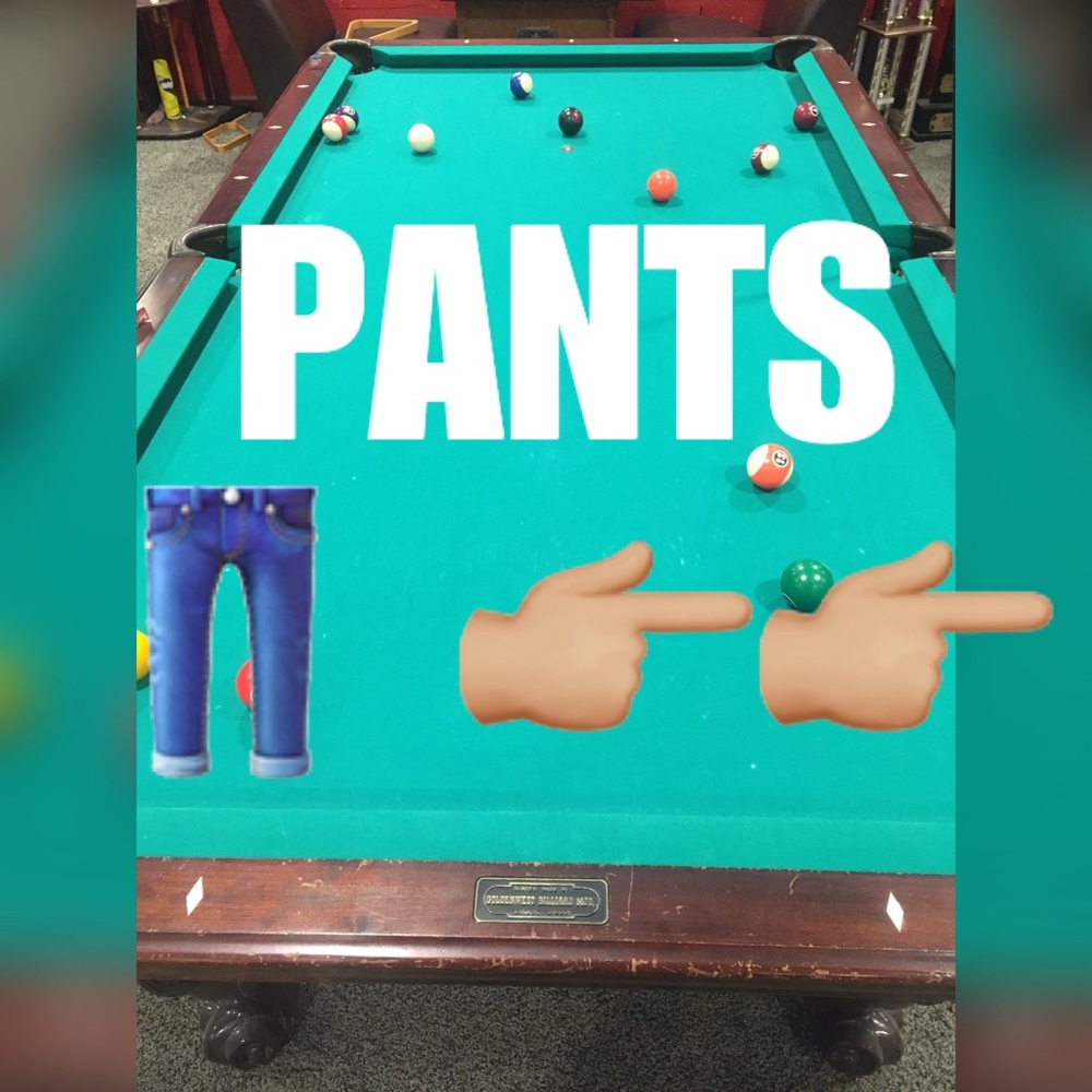 PANTS ARE OVER HERE👉🏼